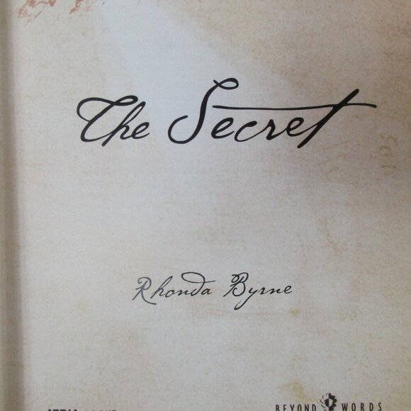 The Secret Beyond Words 2006 Nonfiction Self-help Book Hardcover by Rhonda Byrne - Picture 4 of 6